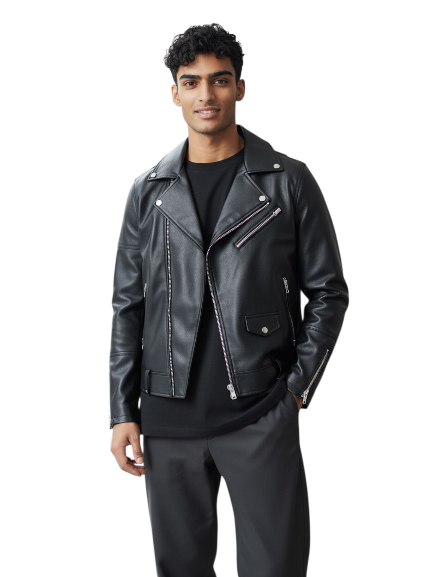 BIKER LEATHER JACKET