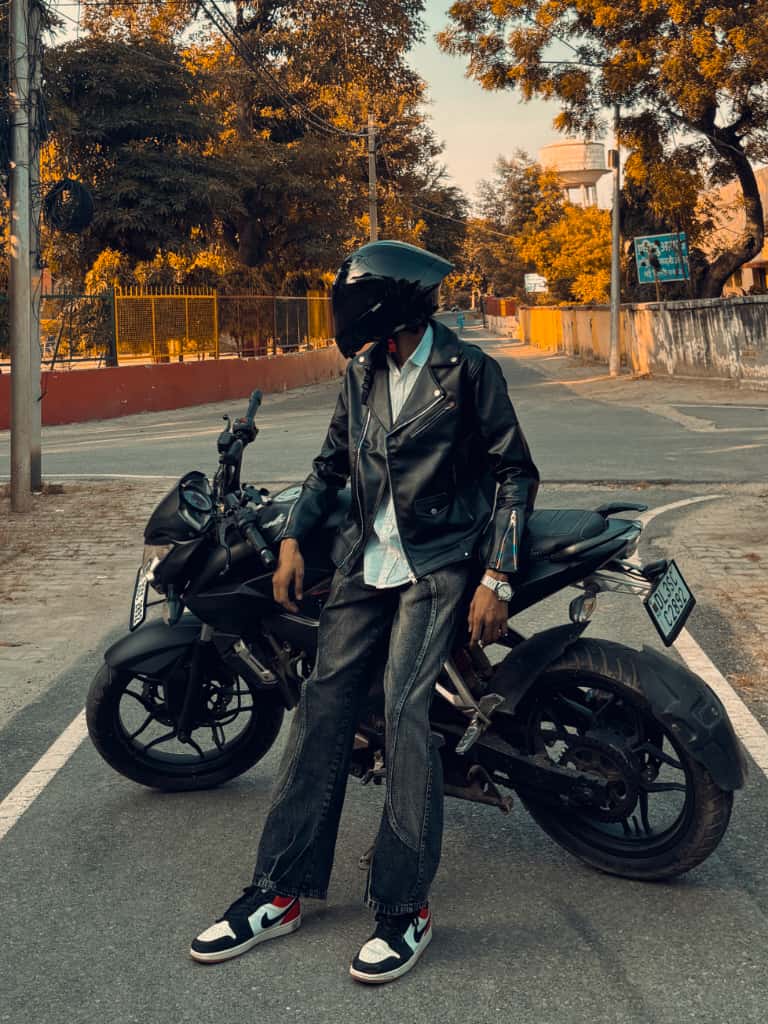 BIKER LEATHER JACKET