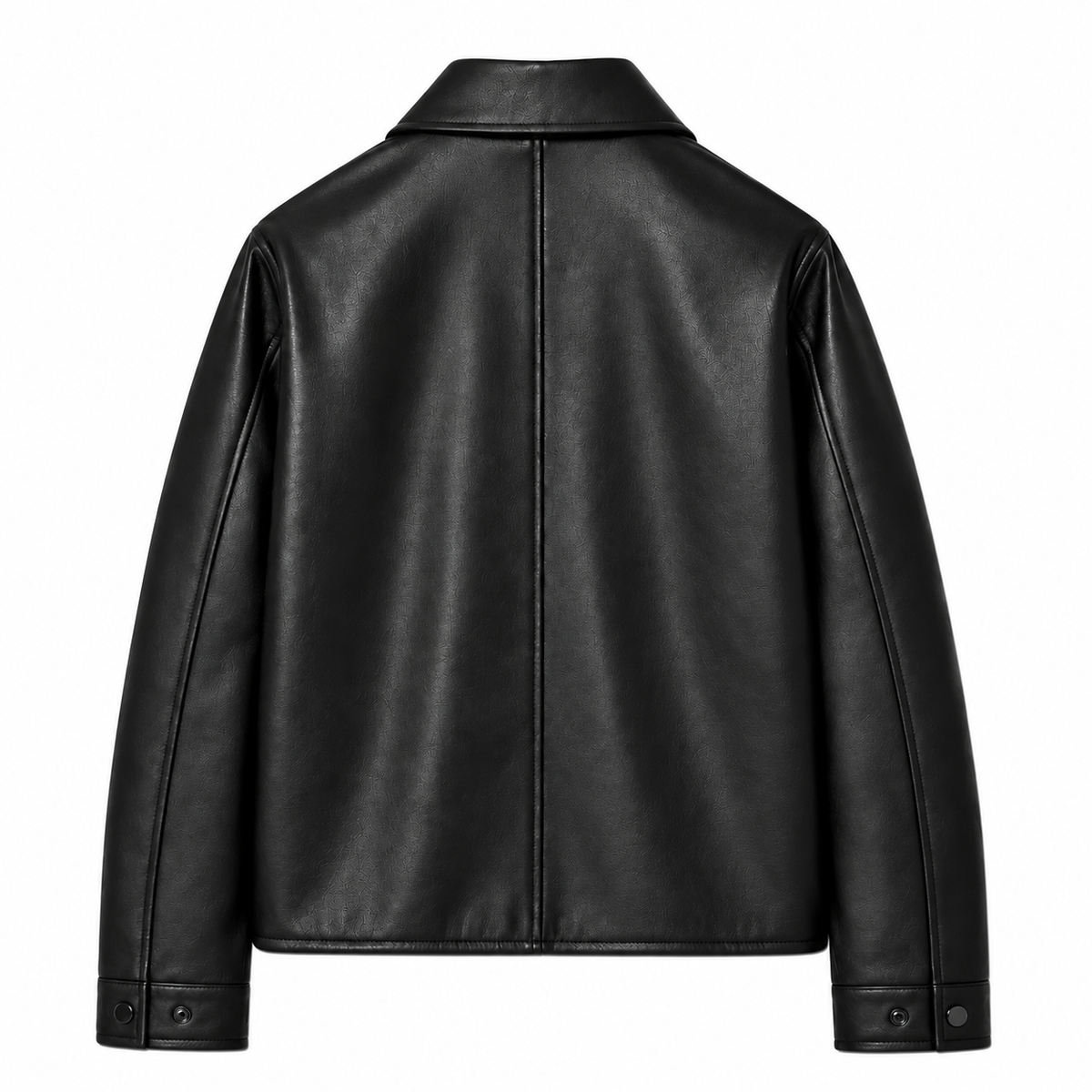 BLACK LEATHER JACKET-VXN-2