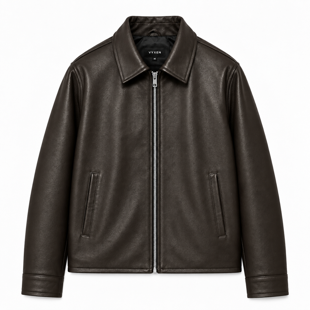 BROWN LEATHER JACKET (LMT-Edition)
